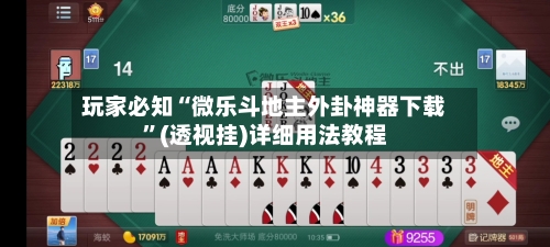 玩家必知“微乐斗地主外卦神器下载	”(透视挂)详细用法教程-第2张图片