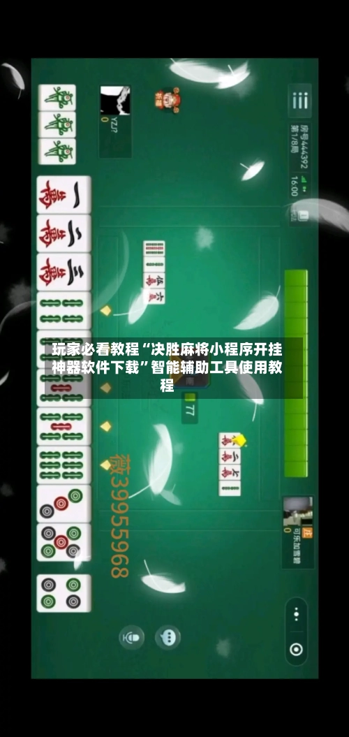玩家必看教程“决胜麻将小程序开挂神器软件下载	”智能辅助工具使用教程-第2张图片