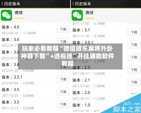 玩家必看教程“微信微乐麻将外卦神器下载”+透视挂”开挂辅助软件教程