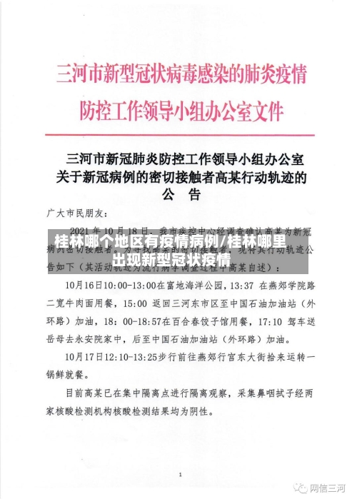 桂林哪个地区有疫情病例/桂林哪里出现新型冠状疫情