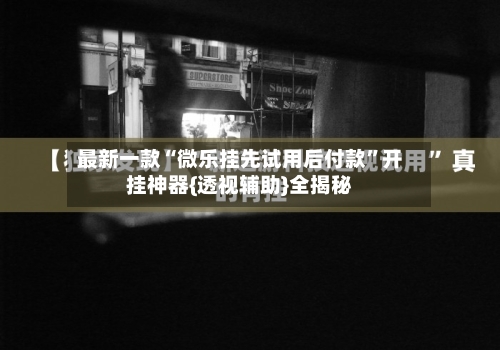最新一款“微乐挂先试用后付款	”开挂神器{透视辅助}全揭秘-第2张图片