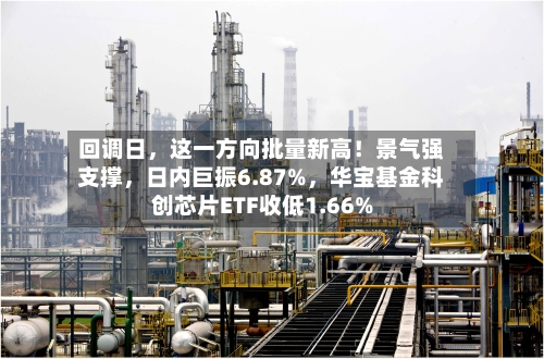 回调日,这一方向批量新高!景气强支撑,日内巨振6.87%,华宝基金科创芯片ETF收低1.66%