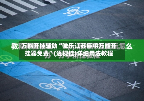 万能开挂辅助“微乐江苏麻将万能开挂器免费	”(透视挂)详细用法教程-第2张图片