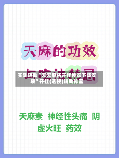实测辅助“天天麻将开挂神器下载安装”开挂(透视)辅助神器-第2张图片