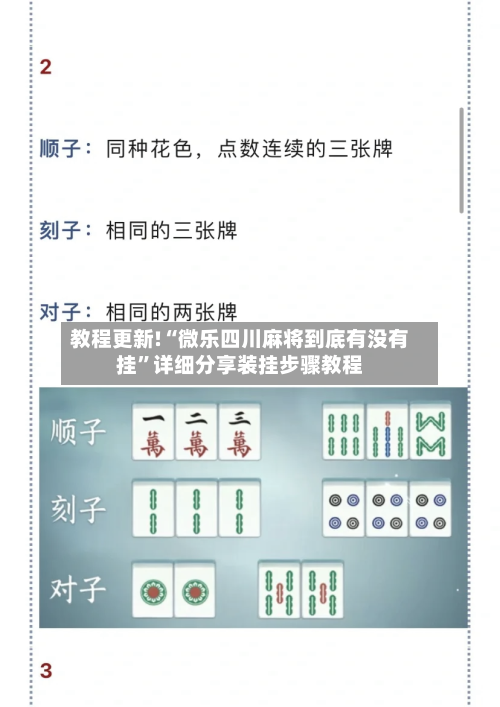教程更新!“微乐四川麻将到底有没有挂”详细分享装挂步骤教程