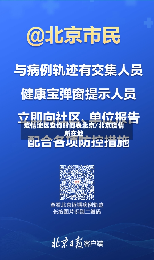 疫情地区查询时间表北京/北京疫情所在地-第3张图片