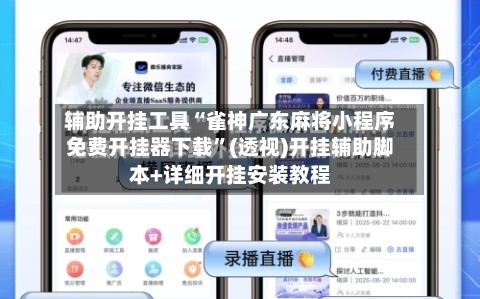 辅助开挂工具“雀神广东麻将小程序免费开挂器下载”(透视)开挂辅助脚本+详细开挂安装教程