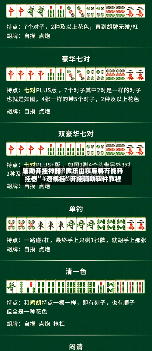 辅助开挂神器“微乐山东麻将万能开挂器”+透视挂”开挂辅助软件教程-第2张图片