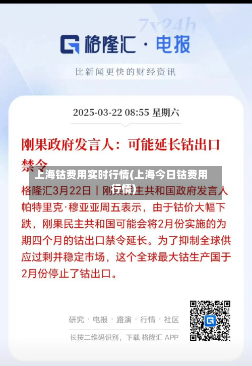 上海钴费用实时行情(上海今日钴费用行情)