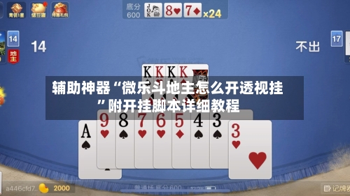 辅助神器“微乐斗地主怎么开透视挂”附开挂脚本详细教程