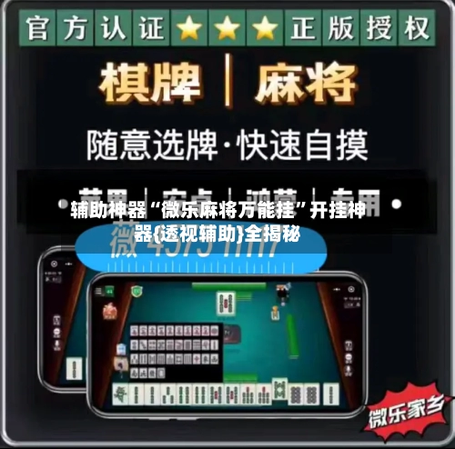 辅助神器“微乐麻将万能挂”开挂神器{透视辅助}全揭秘-第2张图片