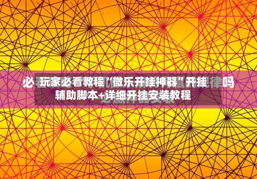 玩家必看教程“微乐开挂神器”开挂辅助脚本+详细开挂安装教程-第2张图片