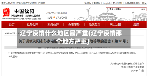 辽宁疫情什么地区最严重(辽宁疫情那个地方严重)