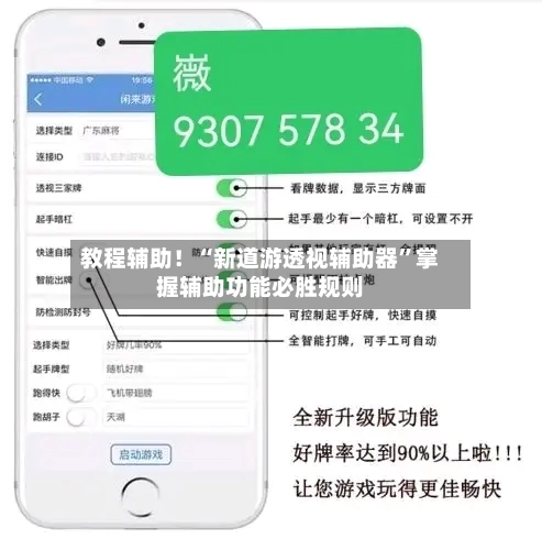 教程辅助！“新道游透视辅助器”掌握辅助功能必胜规则