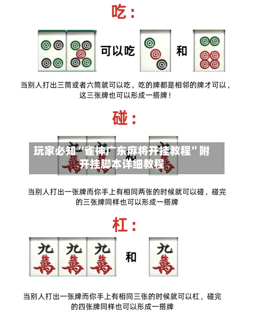 玩家必知“雀神广东麻将开挂教程”附开挂脚本详细教程