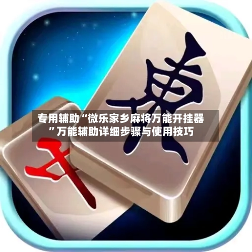 专用辅助“微乐家乡麻将万能开挂器”万能辅助详细步骤与使用技巧-第3张图片
