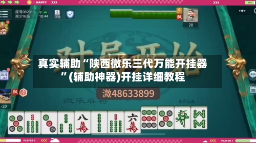 真实辅助“陕西微乐三代万能开挂器	”(辅助神器)开挂详细教程-第2张图片