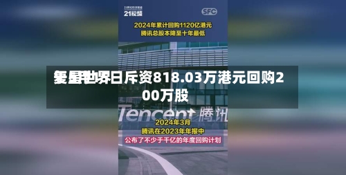 复星世界于5月15日斥资818.03万港元回购200万股-第2张图片