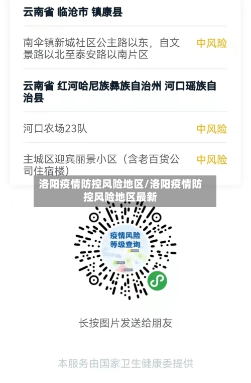 洛阳疫情防控风险地区/洛阳疫情防控风险地区最新-第2张图片