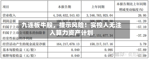 九连板牛股，提示风险！实控人无注入算力资产计划-第2张图片