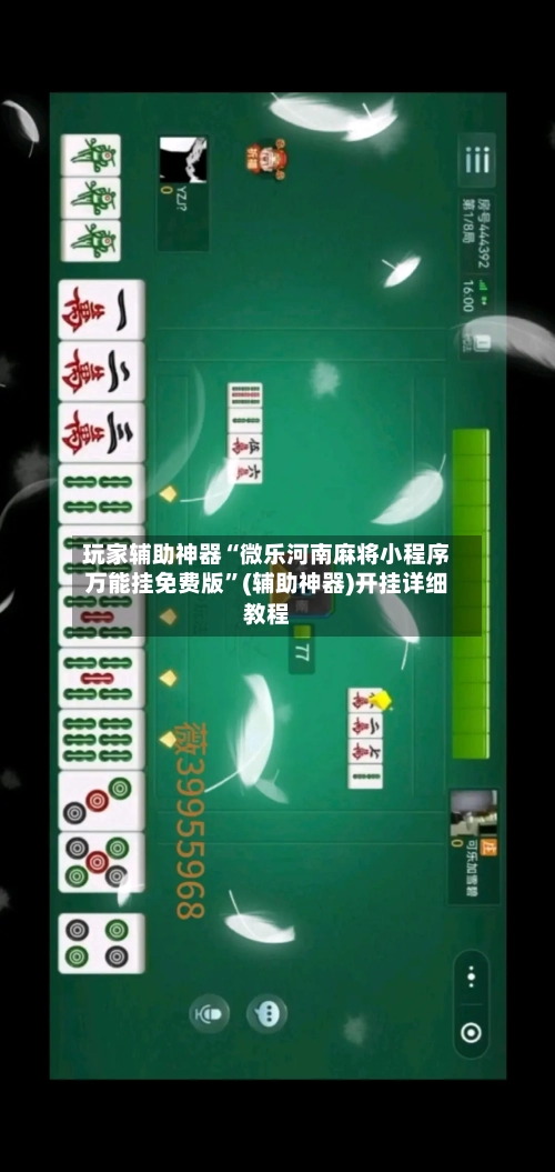 玩家辅助神器“微乐河南麻将小程序万能挂免费版	”(辅助神器)开挂详细教程-第2张图片