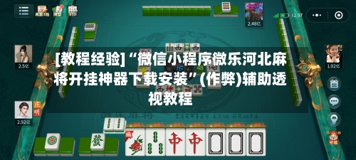 [教程经验]“微信小程序微乐河北麻将开挂神器下载安装”(作弊)辅助透视教程-第2张图片