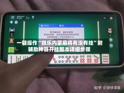 一键操作“微乐内蒙麻将有没有挂	”附辅助神器开挂脚本详细步骤-第3张图片