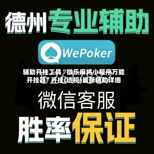 辅助开挂工具“微乐麻将小程序万能开挂器	”开挂(透视)最新辅助详细-第2张图片