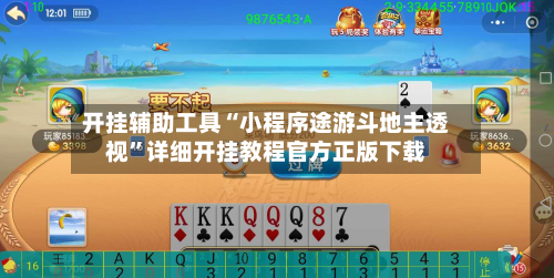 开挂辅助工具“小程序途游斗地主透视”详细开挂教程官方正版下载-第3张图片