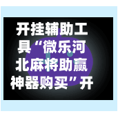开挂辅助工具“微乐河北麻将助赢神器购买”开挂神器{透视辅助}全揭秘-第2张图片