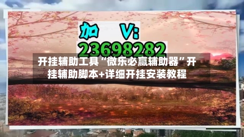 开挂辅助工具“微乐必赢辅助器”开挂辅助脚本+详细开挂安装教程-第3张图片