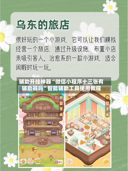 辅助开挂神器“微信小程序十三张有辅助器吗	”智能辅助工具使用教程-第2张图片