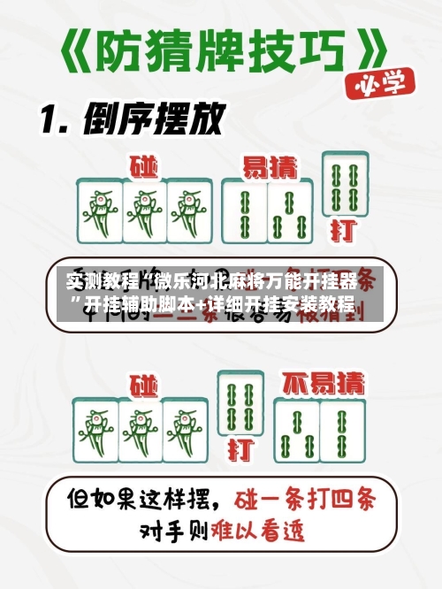 实测教程“微乐河北麻将万能开挂器	”开挂辅助脚本+详细开挂安装教程-第2张图片