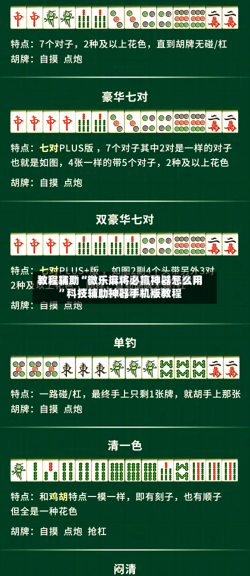 教程辅助“微乐麻将必赢神器怎么用”科技辅助神器手机版教程-第2张图片