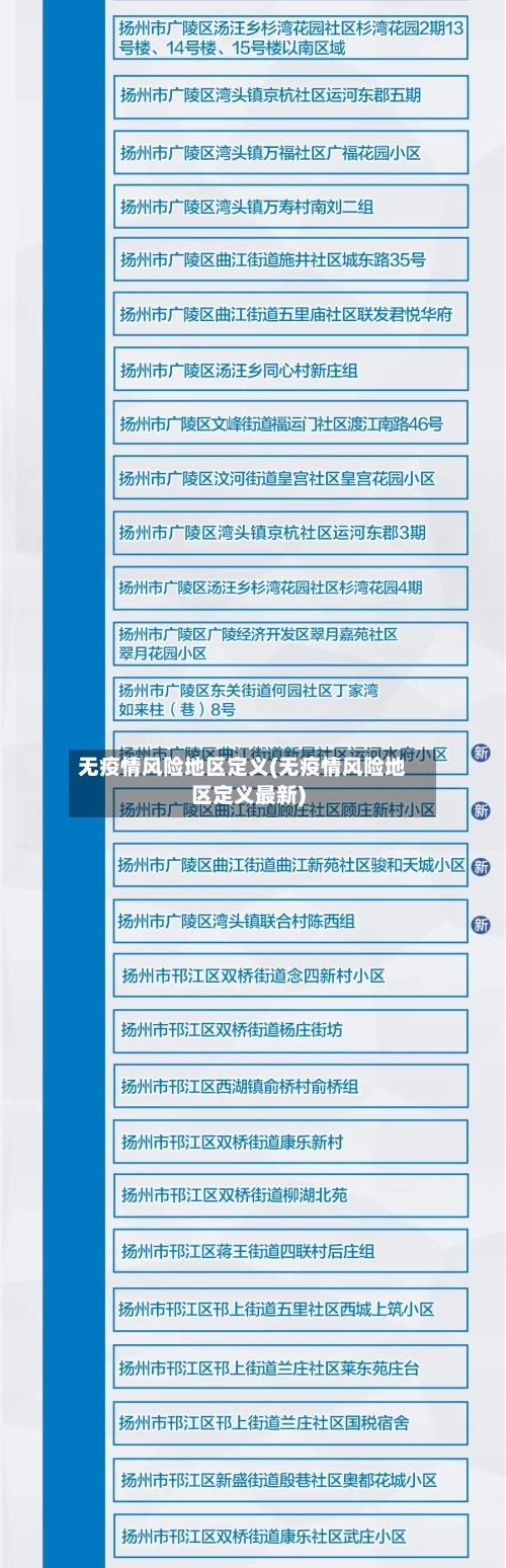 无疫情风险地区定义(无疫情风险地区定义最新)-第2张图片