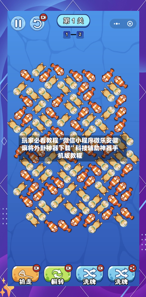 玩家必看教程“微信小程序微乐安徽麻将外卦神器下载”科技辅助神器手机版教程-第2张图片