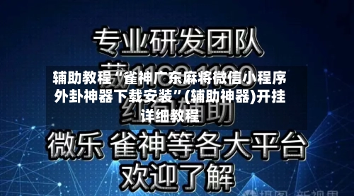 辅助教程“雀神广东麻将微信小程序外卦神器下载安装	”(辅助神器)开挂详细教程-第3张图片
